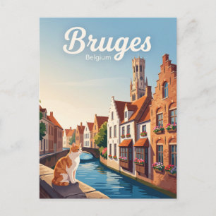 Carte Postale Bruges Belgique