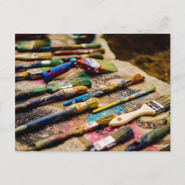 CARTE POSTALE BRUITS DE PEINTURE (Devant)