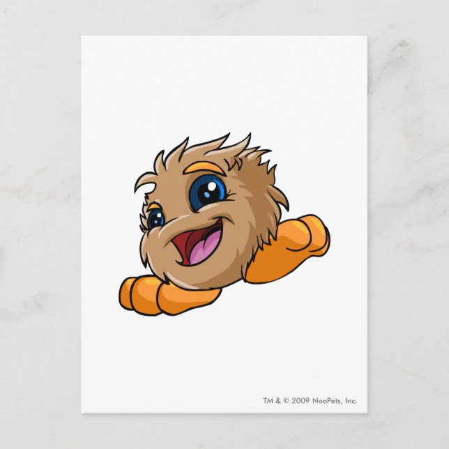 Carte Postale Brun de JubJub (Devant)