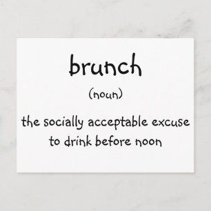 Carte Postale brunch