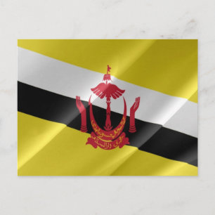 Carte Postale Brunei - Flag Waving -