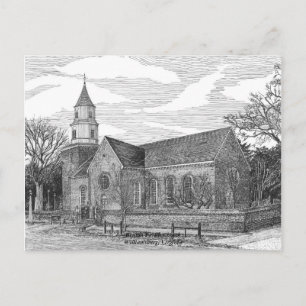 Carte Postale Bruton Parish Church, Williamsburg