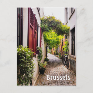 Carte Postale Bruxelles, Belgique, ancienne rue