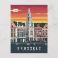 Bruxelles, Belgique Peinture Vintage