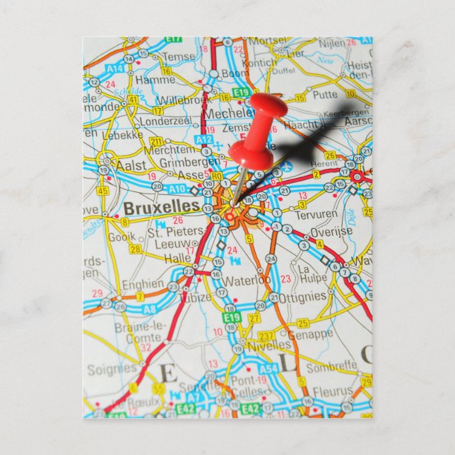 Carte Postale Bruxelles, Bruxelles, Bruxelles en Belgique (Devant)