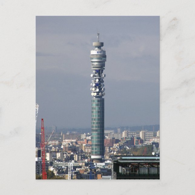 Carte Postale BT Tower, Londres, Angleterre. (Devant)