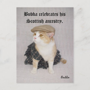 Carte Postale Bubba écossais