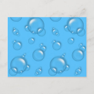 Carte Postale Bubbles Arrière - plan PostCard!