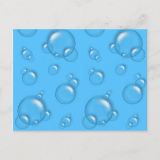 Carte Postale Bubbles Arrière - plan PostCard!