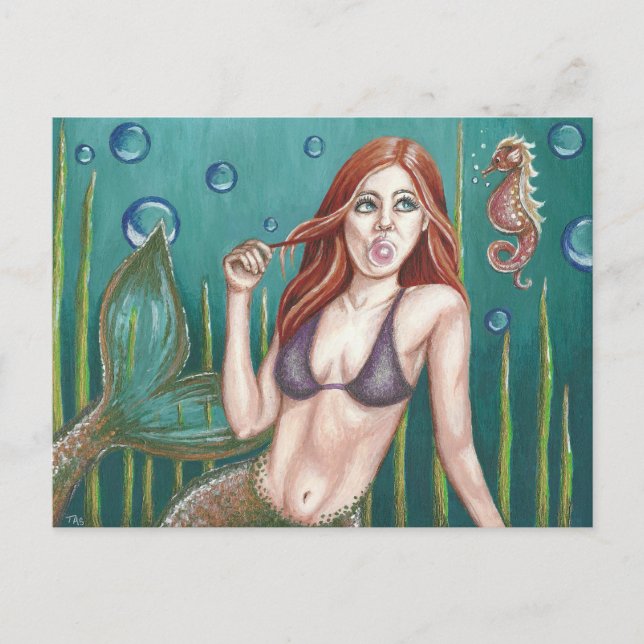 Carte Postale Bubblicious originale (Devant)