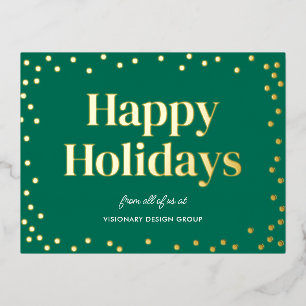 Carte postale Bubbly Cheval FOIL Business Holiday