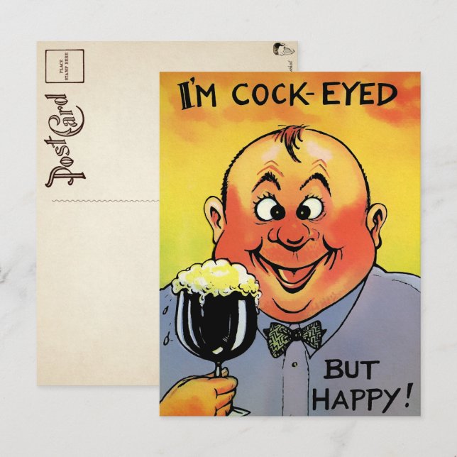 Carte postale bucolique vintage (Devant / Derrière)