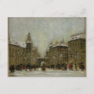 Carte Postale Budapest dans la neige