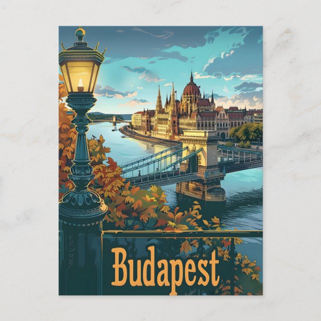 Carte Postale Budapest Danube (Devant)