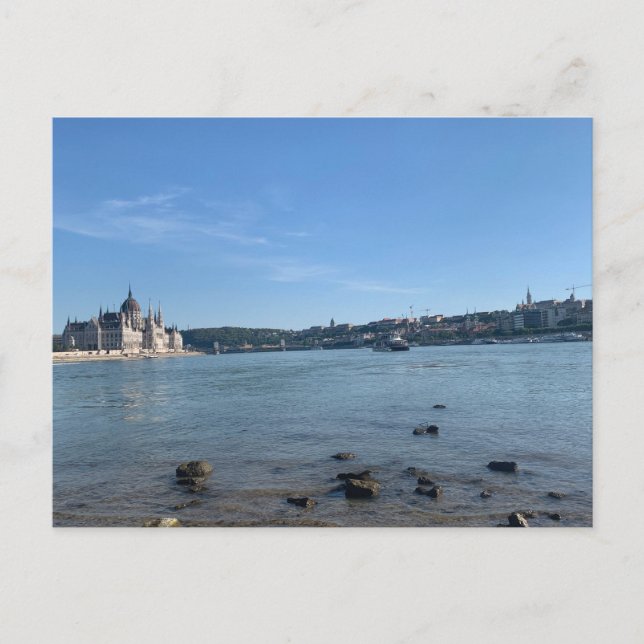 Carte Postale Budapest et le Danube (Devant)