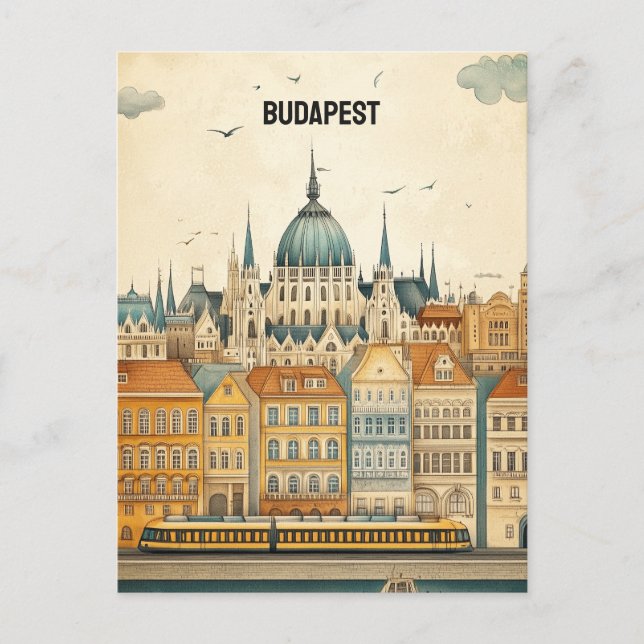 Carte Postale Budapest Hongrie (Devant)