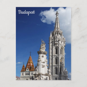 Carte Postale Budapest Hongrie Matthias Eglise