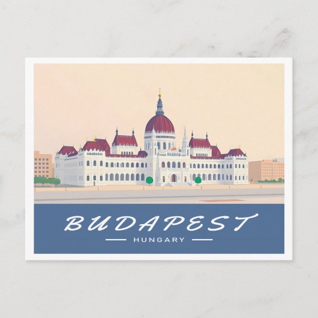 Carte Postale Budapest Hongrie Parlement Voyages (Devant)
