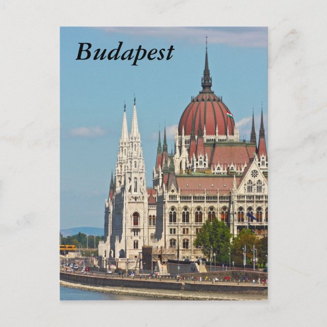 Carte Postale Budapest, le bâtiment du Parlement, Budapest (Devant)
