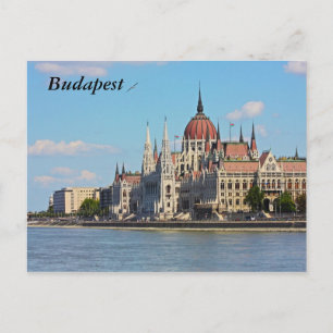 Carte Postale Budapest, the building of the Parliament, Budapest