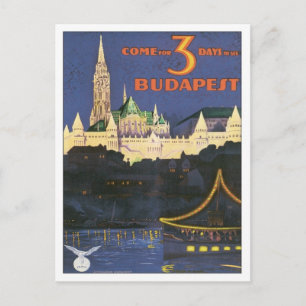 Carte Postale Budapest vintage Hongrie