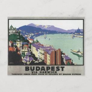 Carte Postale Budapest vintage Hongrie