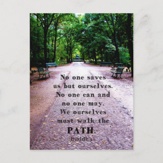 Carte Postale Buddha Path