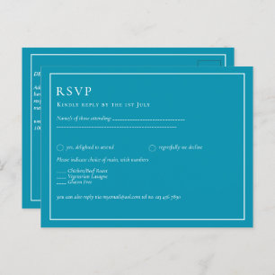 Carte Postale BUDGET Bondi Blue Monochrome Mariage