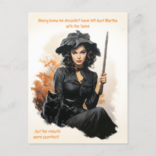 Carte Postale Budget de baby-sitter parfait pour Halloween sur c