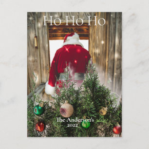 Carte postale Budget Père Noël Ho Ho Ho Ornamy