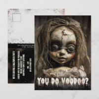 Budget Poupée Voodoo Adulte Halloween Invitation