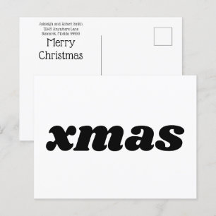 Carte Postale Budget Xmas