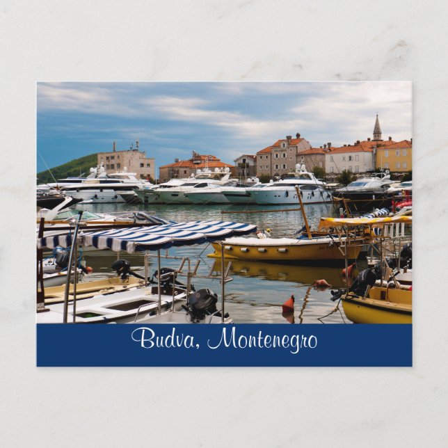 Carte Postale Budva Marina (Devant)