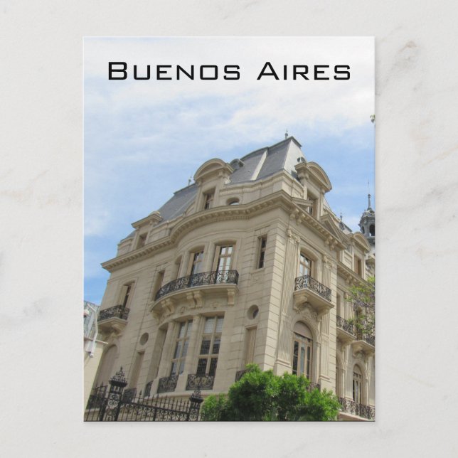Carte Postale buenos aires architecture classique (Devant)