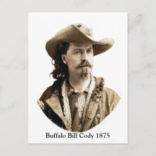 Carte Postale Buffalo Bill Cody 1875
