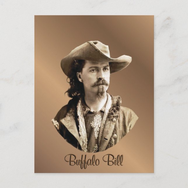 Carte Postale Buffalo Bill Cody 1875 (Devant)