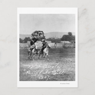 Carte Postale "Buffalo Bill" Cody Riding Horse