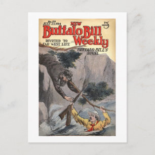 Carte Postale Buffalo Bill hebdomadaire 10 - vintage