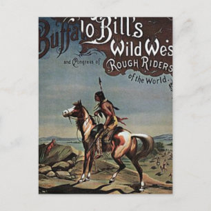 Carte Postale Buffalo Bills Wild West Show