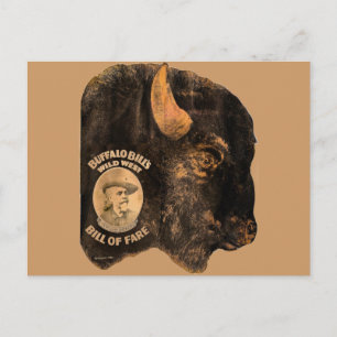 Carte Postale Buffalo Bill's Wild West Show vintage 1898