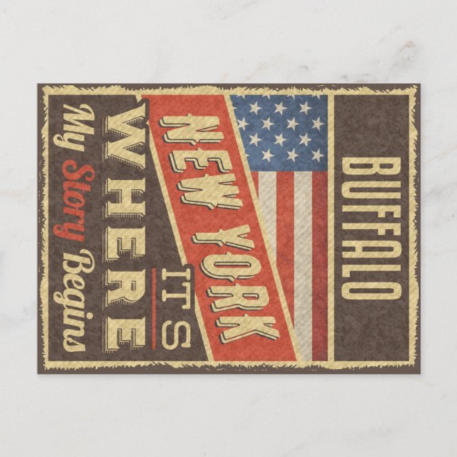 Carte Postale Buffalo New York (Devant)
