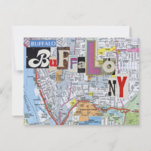 Carte postale Buffalo NY Collage