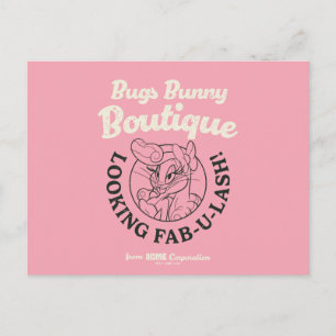 Carte Postale BUGS BUNNY™ Boutique - Regardant Fab-U-Lash!