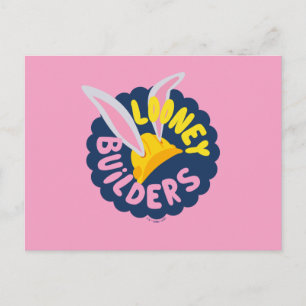Carte Postale BUGS BUNNY BUILDERS™ Casque de chantier Logo à fe