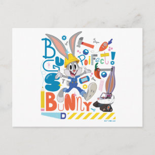 Carte Postale BUGS BUNNY BUILDERS™  Outils de travail de BUGS BU