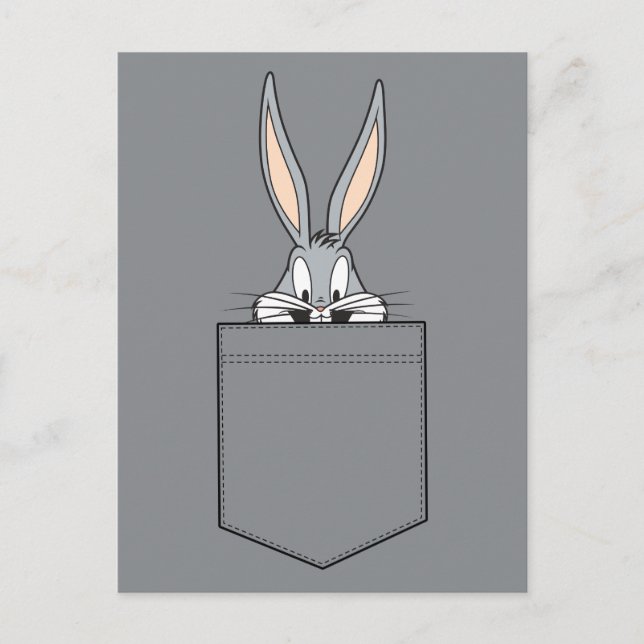 Carte Postale BUGS BUNNY™ Sortir De Poche (Devant)