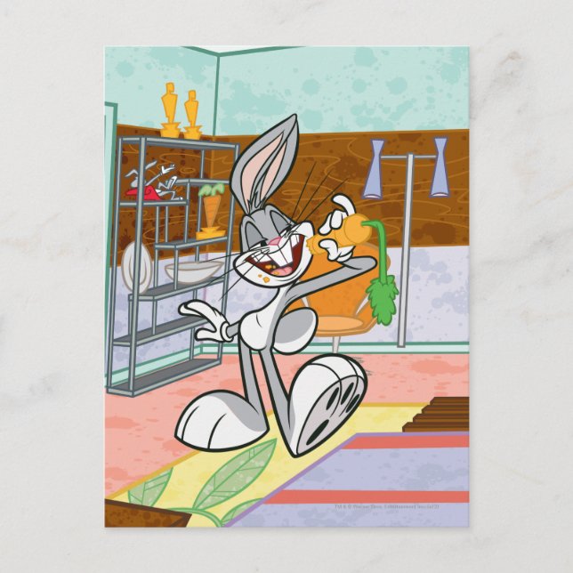 Carte Postale BUGS BUNNY™ With Carrot (Devant)