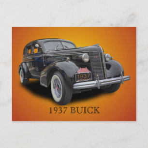 CARTE POSTALE BUICK 1937