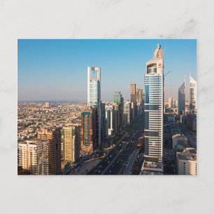 Carte Postale Buildings Along Sheikh Zayed Road, Dubai