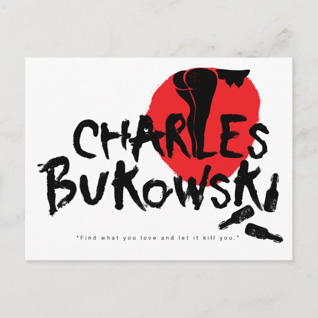 Carte postale Bukowski (Devant)